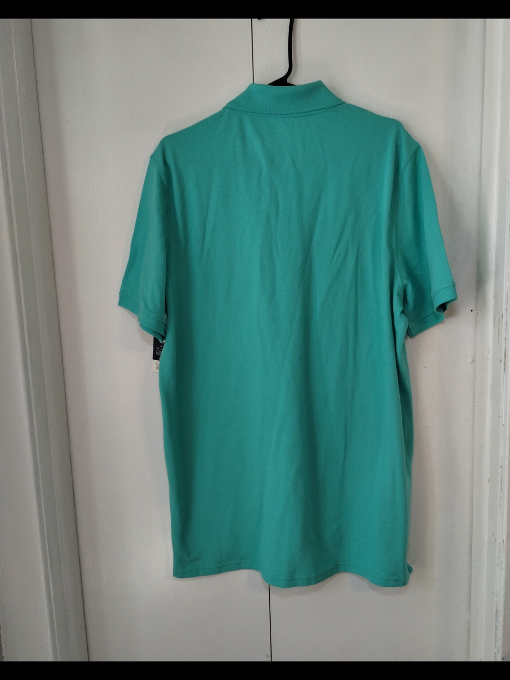 St. John's Bay Teal Men's Polo Shirt - Picture 2 of 7